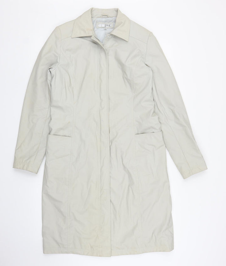 DPI Womens Grey Overcoat Coat Size 12