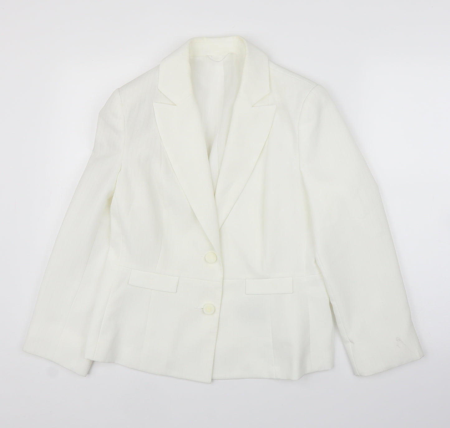 Evie Womens White   Cardigan Jumper Size 14  - Jacket