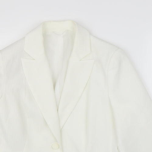 Evie Womens White   Cardigan Jumper Size 14  - Jacket