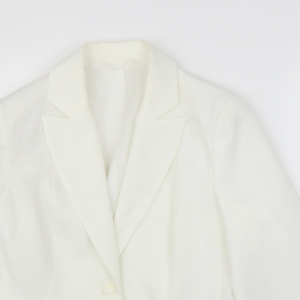 Evie Womens White   Cardigan Jumper Size 14  - Jacket