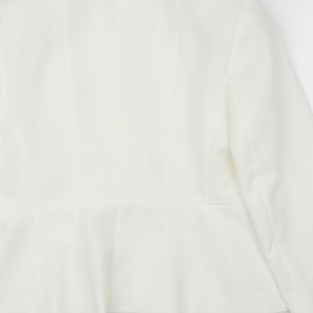 Evie Womens White   Cardigan Jumper Size 14  - Jacket