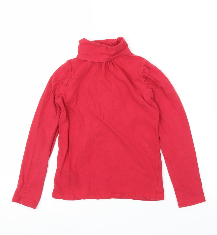 TU Girls Red   Basic T-Shirt Size 5 Years