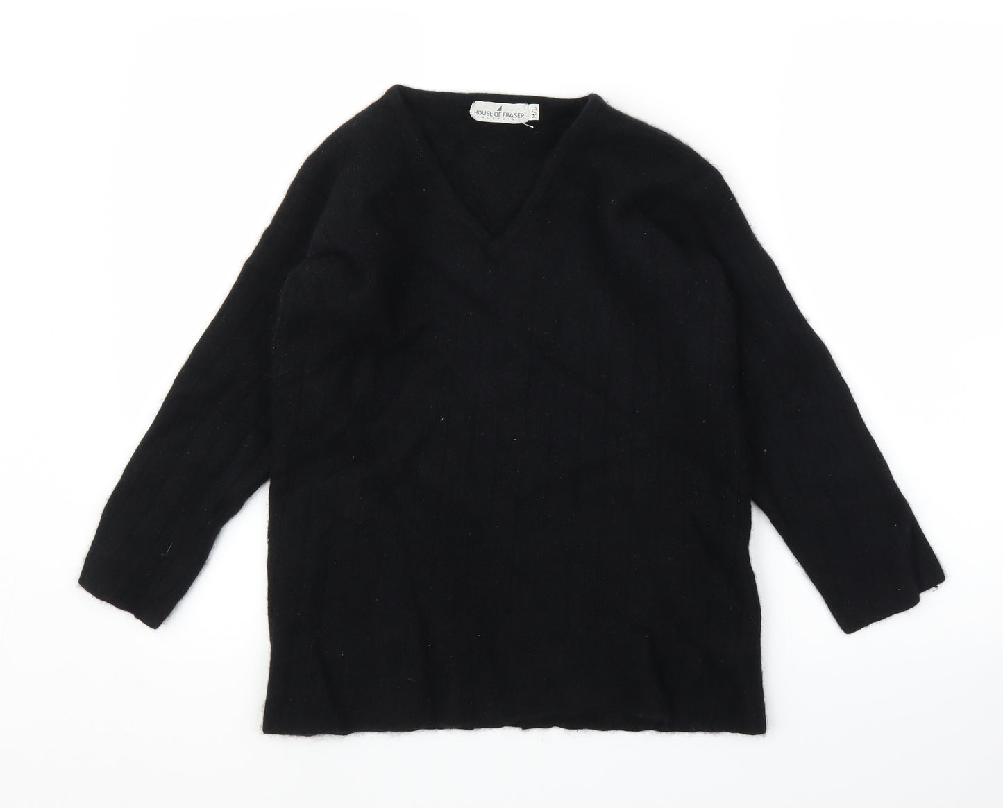 House of Fraser Womens Black   Pullover Jumper Size M