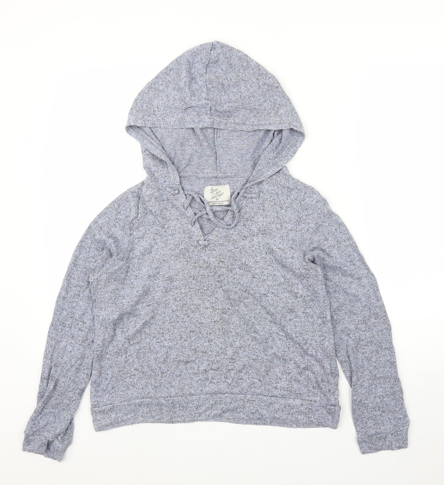 Primark Womens Grey   Top Pyjama Top Size 10  - Hoodie