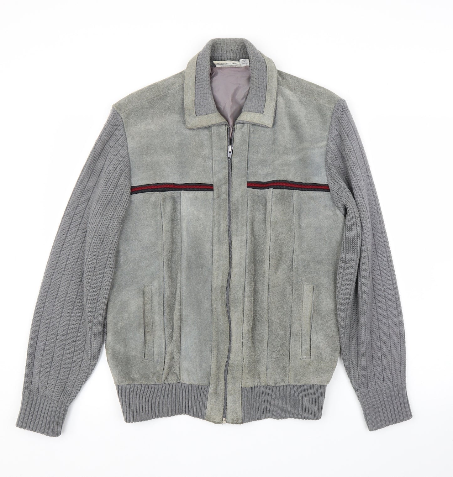 Greenwoods Mens Grey   Bomber Jacket Coatigan Size M
