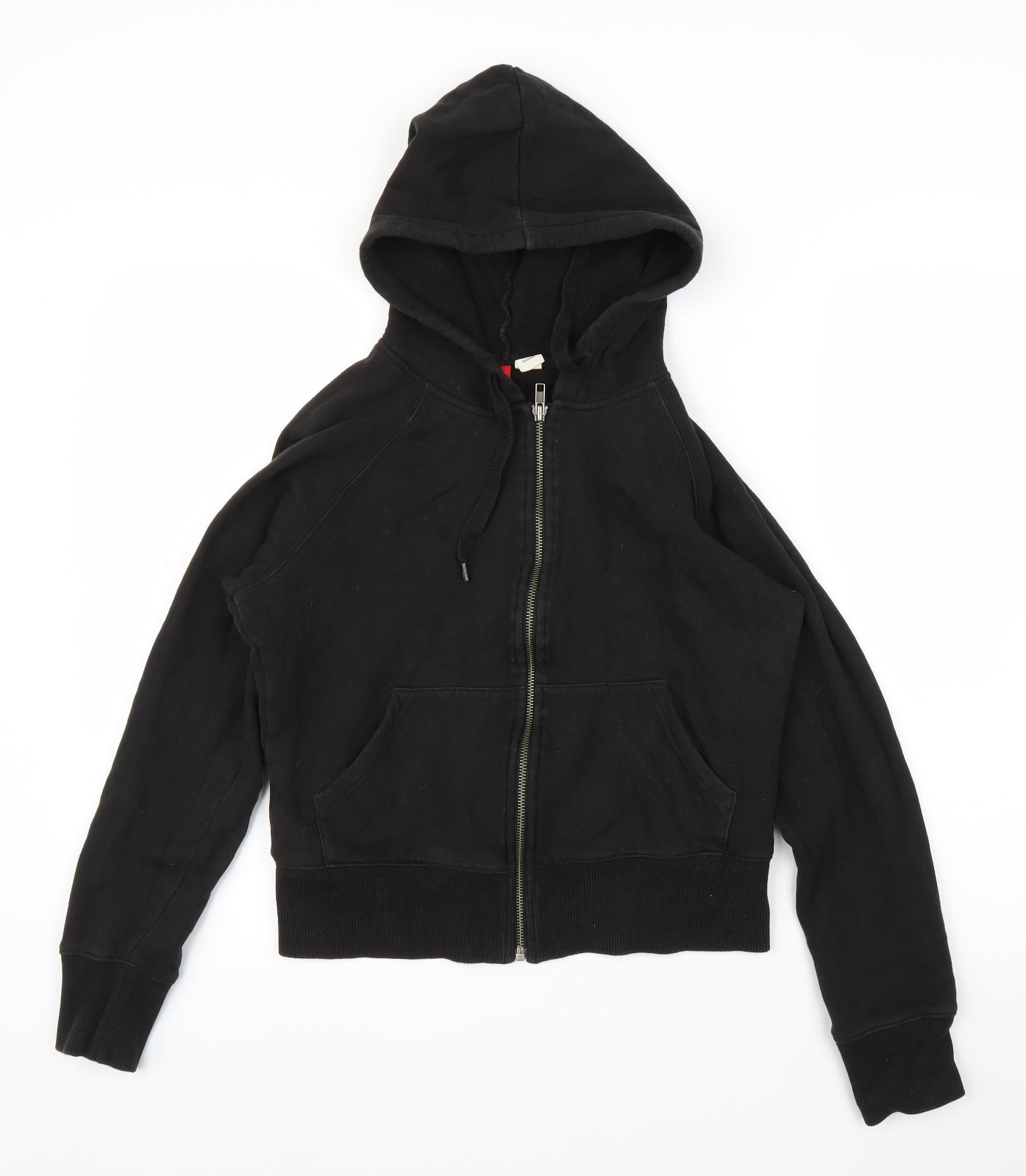 H&M Womens Black   Full Zip Hoodie Size 12