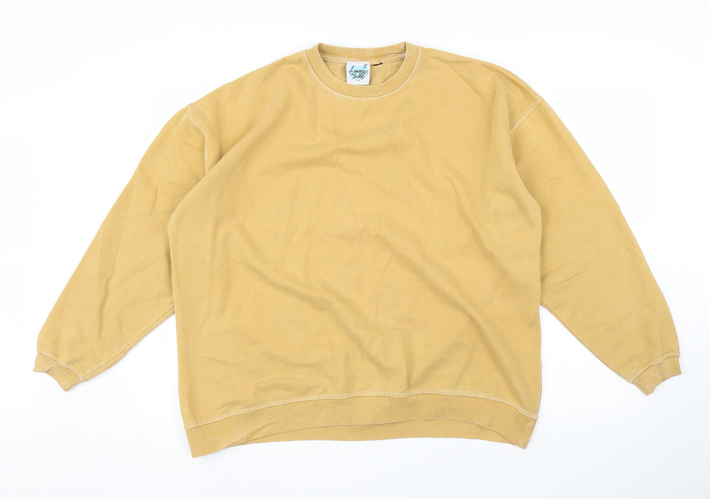 Loving Youth Womens Beige   Pullover Jumper Size XL