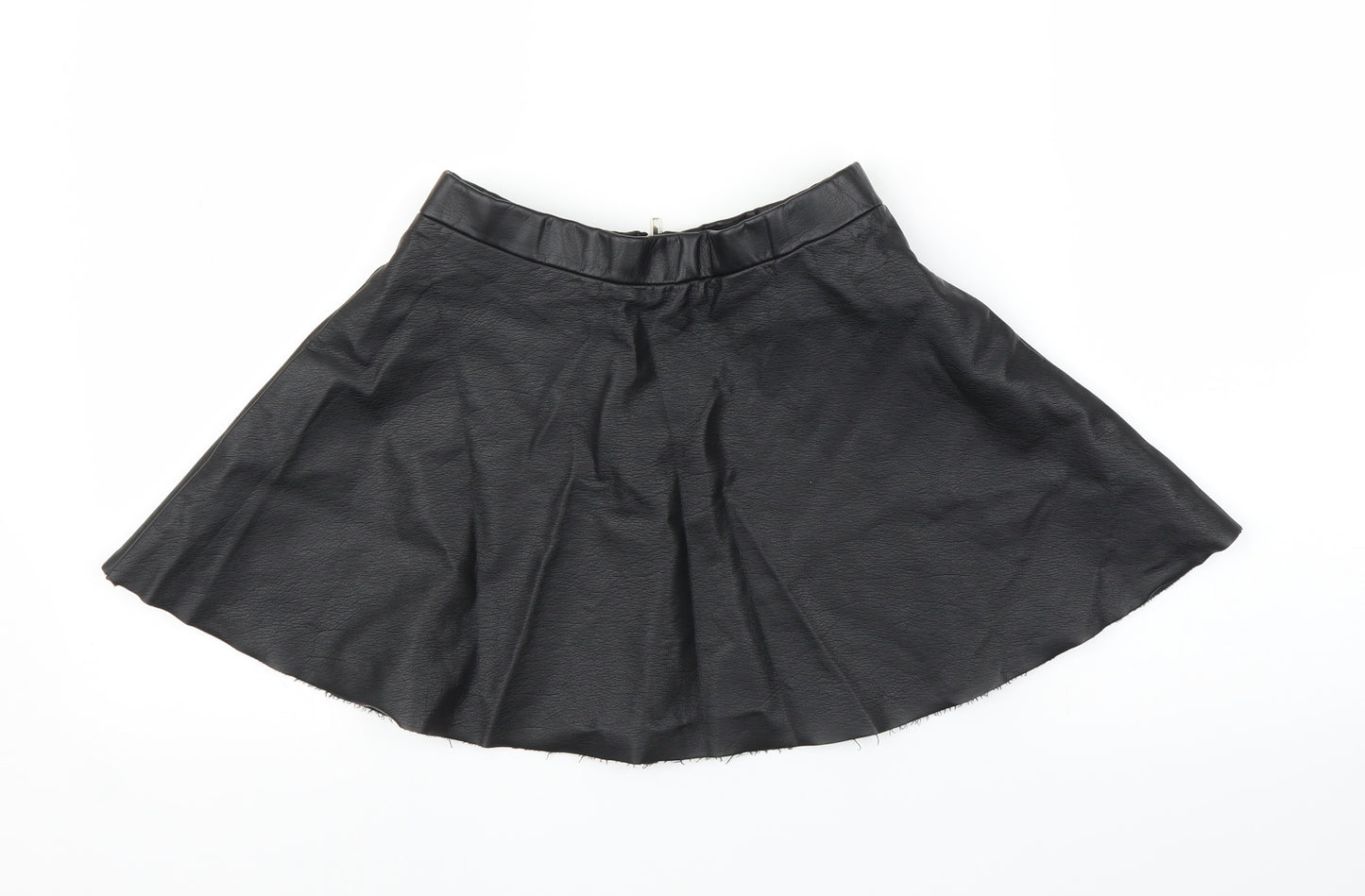 H&M Girls Black   A-Line Skirt Size 9 Years