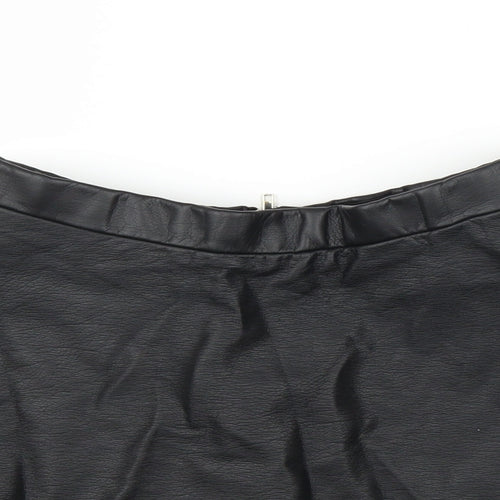 H&M Girls Black   A-Line Skirt Size 9 Years