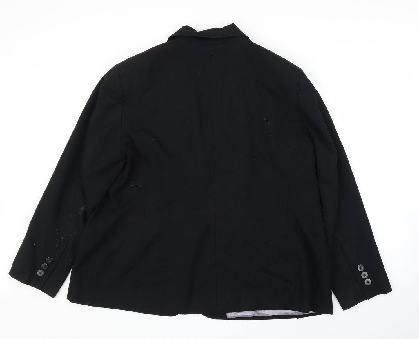 M&S Womens Black   Jacket Suit Jacket Size 22