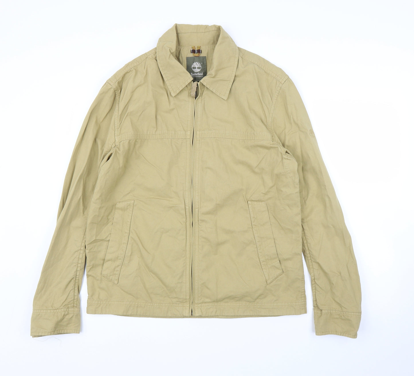 Timberland Mens Beige   Biker Jacket Size M