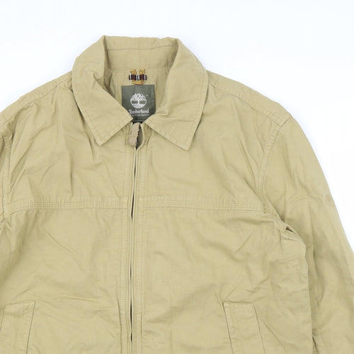 Timberland Mens Beige   Biker Jacket Size M