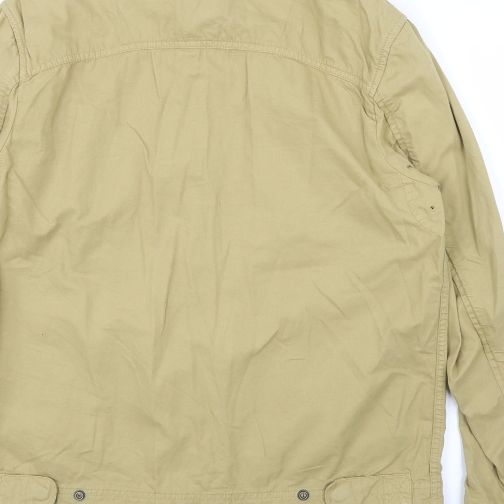 Timberland Mens Beige   Biker Jacket Size M