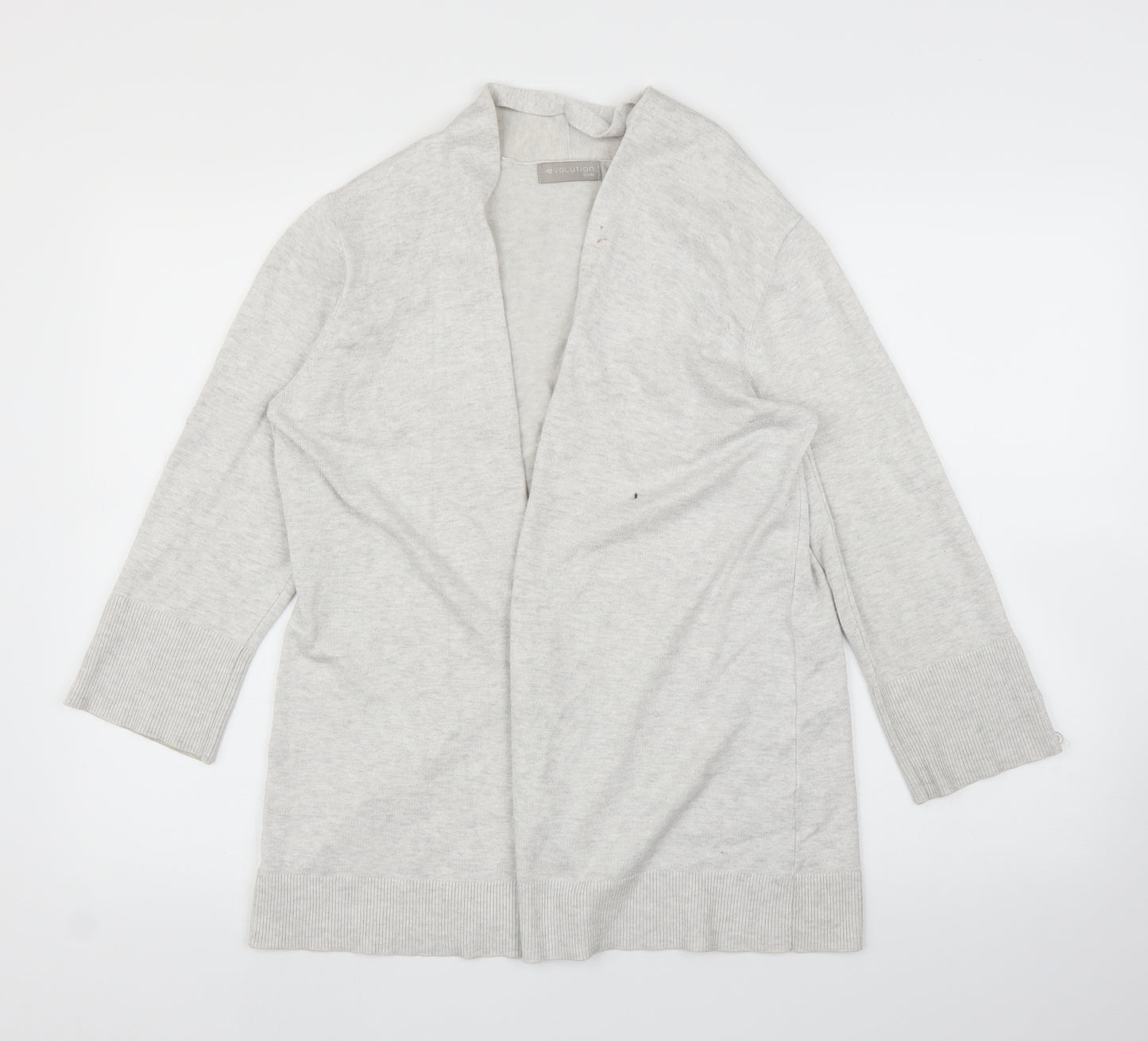 Evolution Womens Grey   Cardigan Jumper Size L