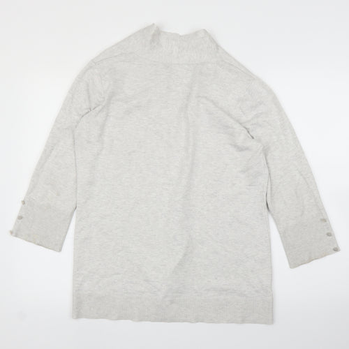 Evolution Womens Grey   Cardigan Jumper Size L