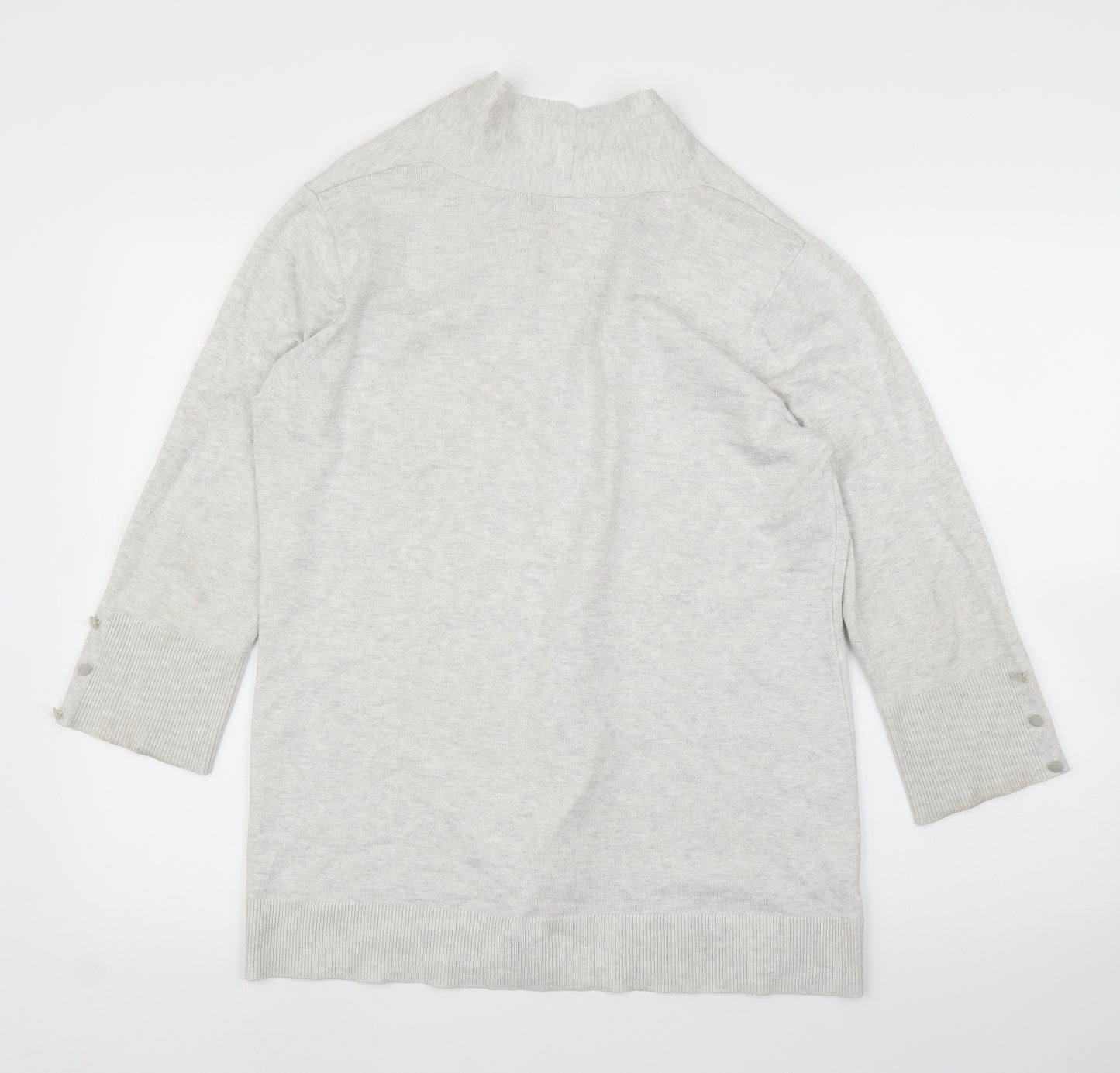 Evolution Womens Grey   Cardigan Jumper Size L