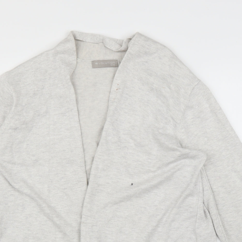 Evolution Womens Grey   Cardigan Jumper Size L