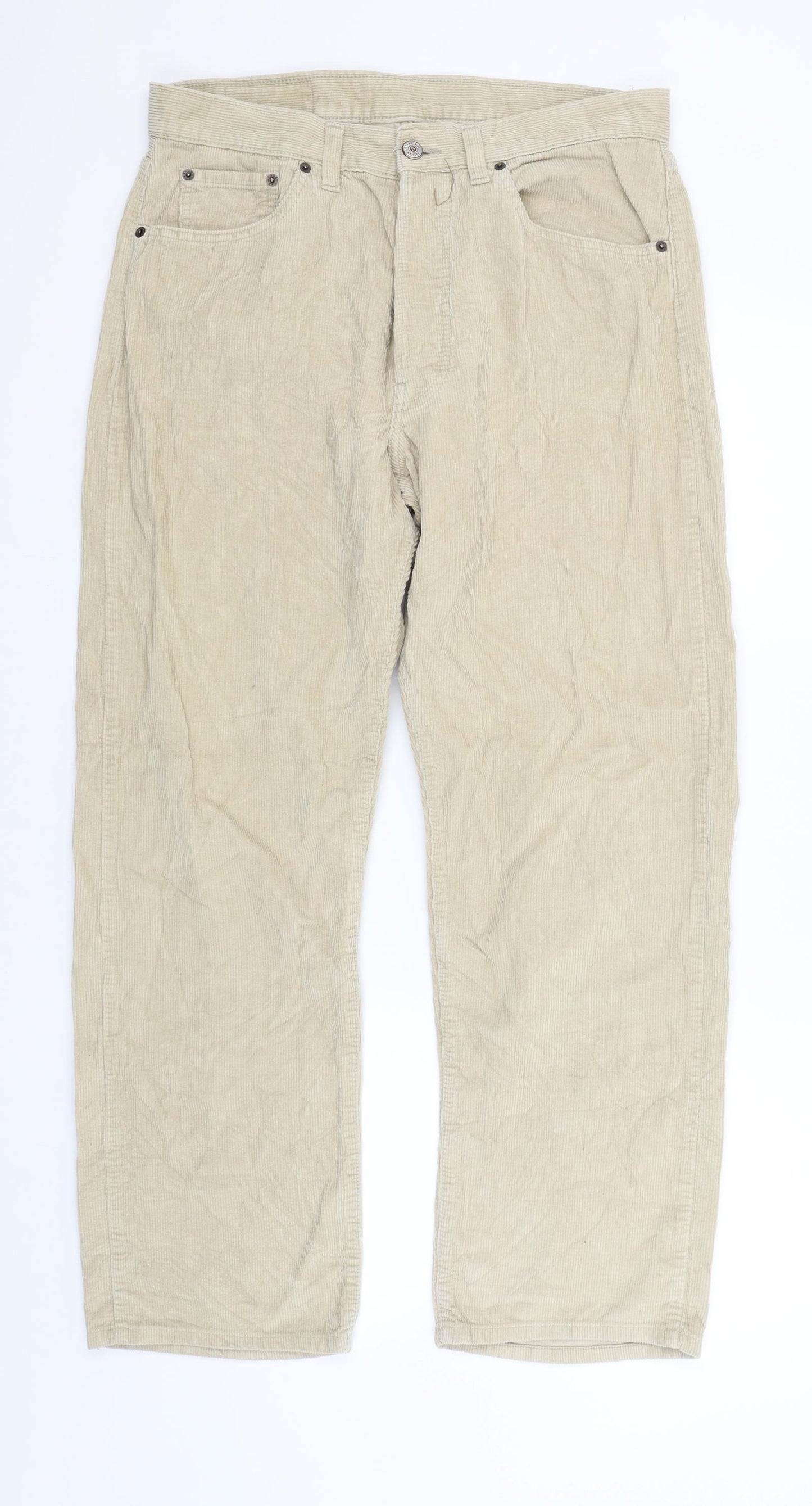 Levi Mens Beige   Trousers  Size 34 in L27 in