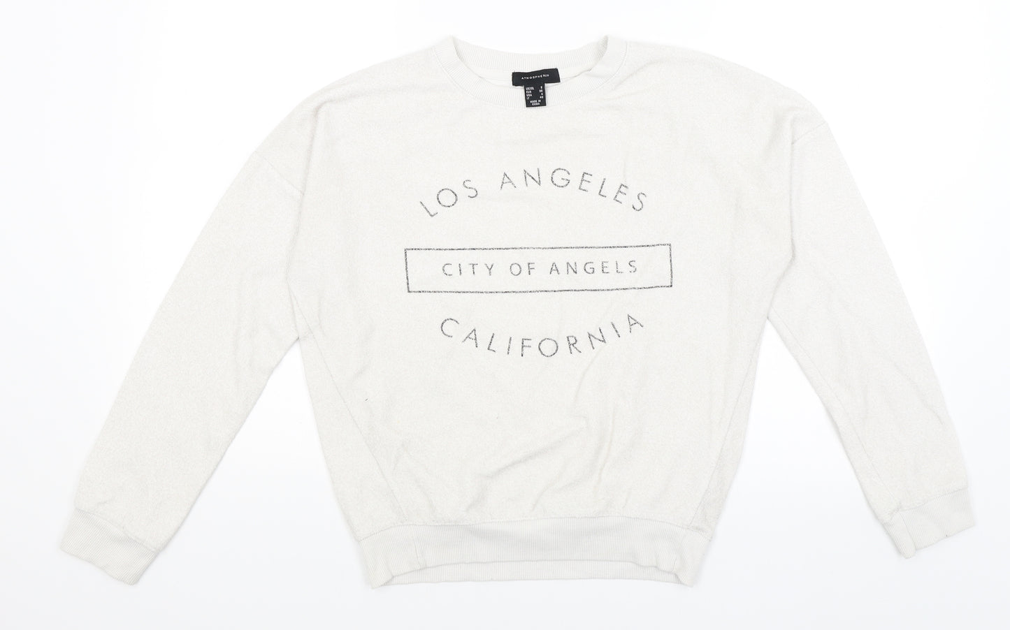 Atmosphere Womens White   Pullover Jumper Size 8  - LA