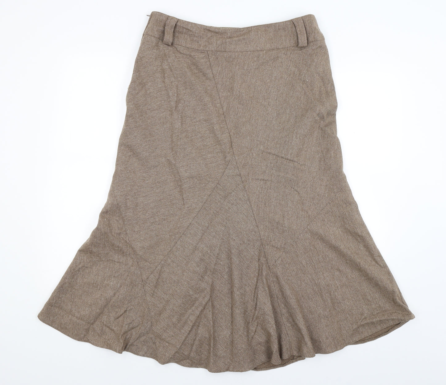 Autograph Womens Brown   A-Line Skirt Size 14