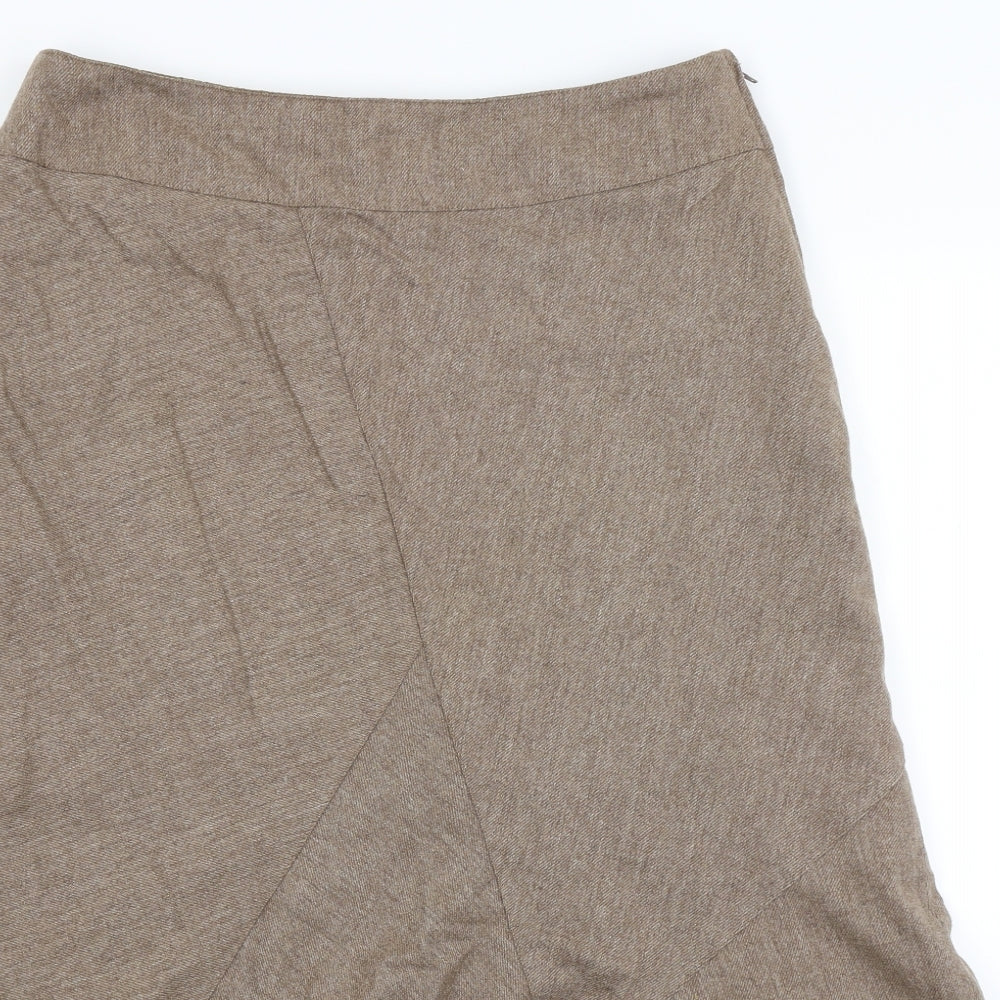 Autograph Womens Brown   A-Line Skirt Size 14