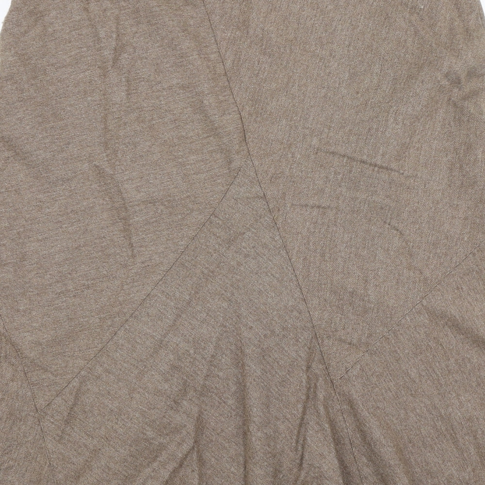 Autograph Womens Brown   A-Line Skirt Size 14