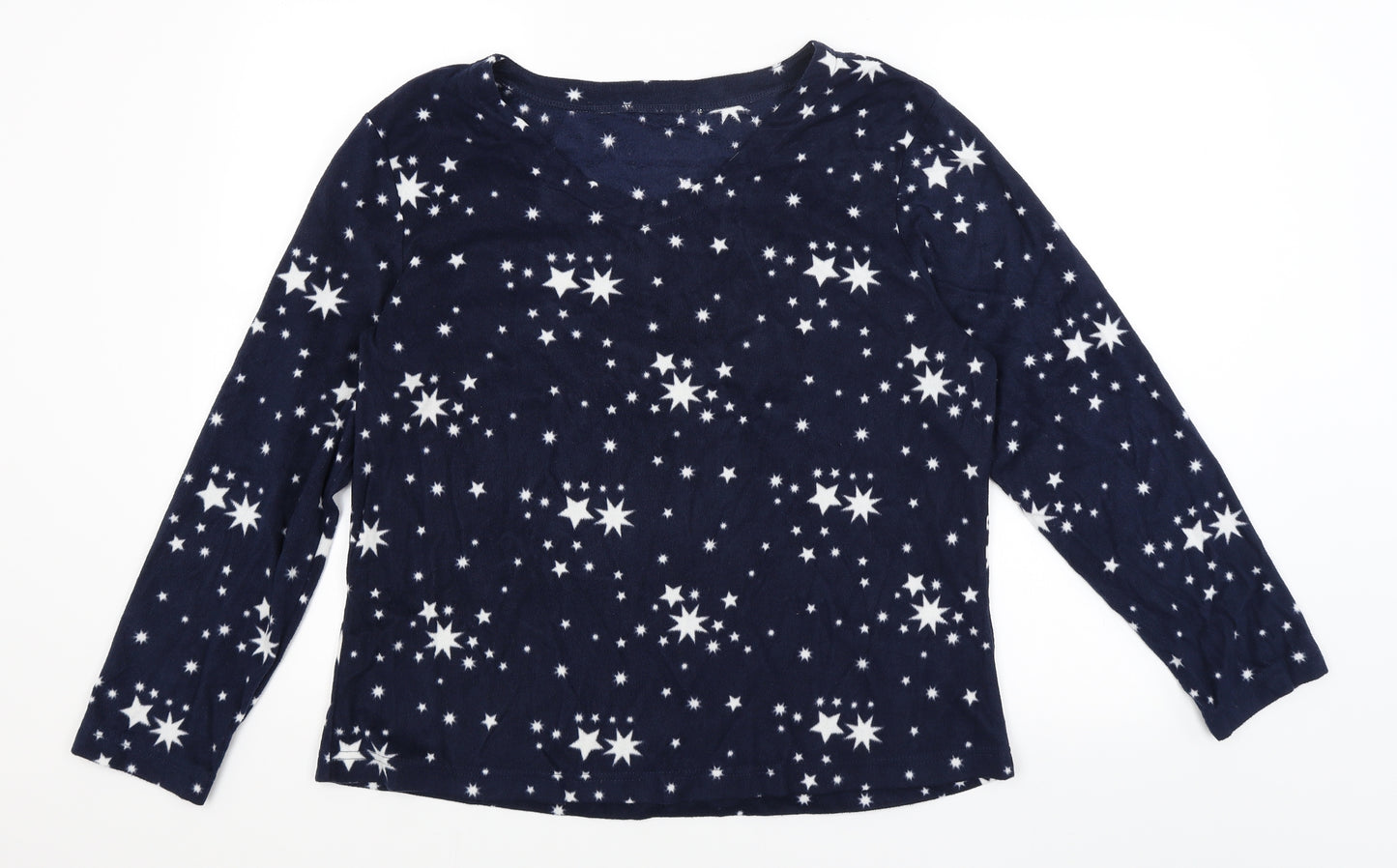 Bonmarche Womens Blue Solid  Top Pyjama Top Size 18  - Stars