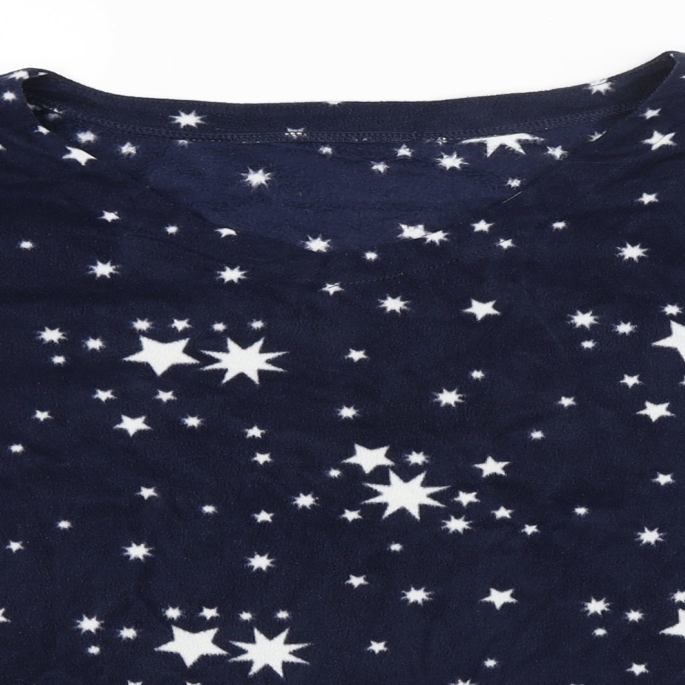 Bonmarche Womens Blue Solid  Top Pyjama Top Size 18  - Stars