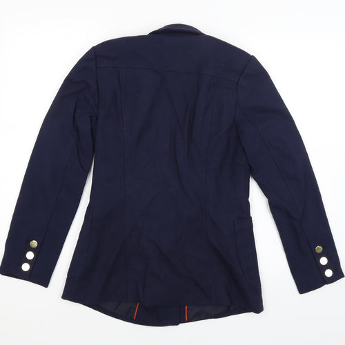 H&M Womens Blue   Jacket Blazer Size 8