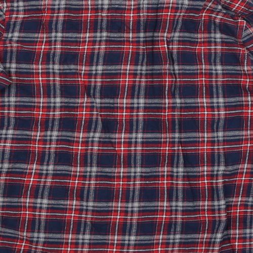 Cedar Wood State Mens Blue Plaid   Button-Up Size M