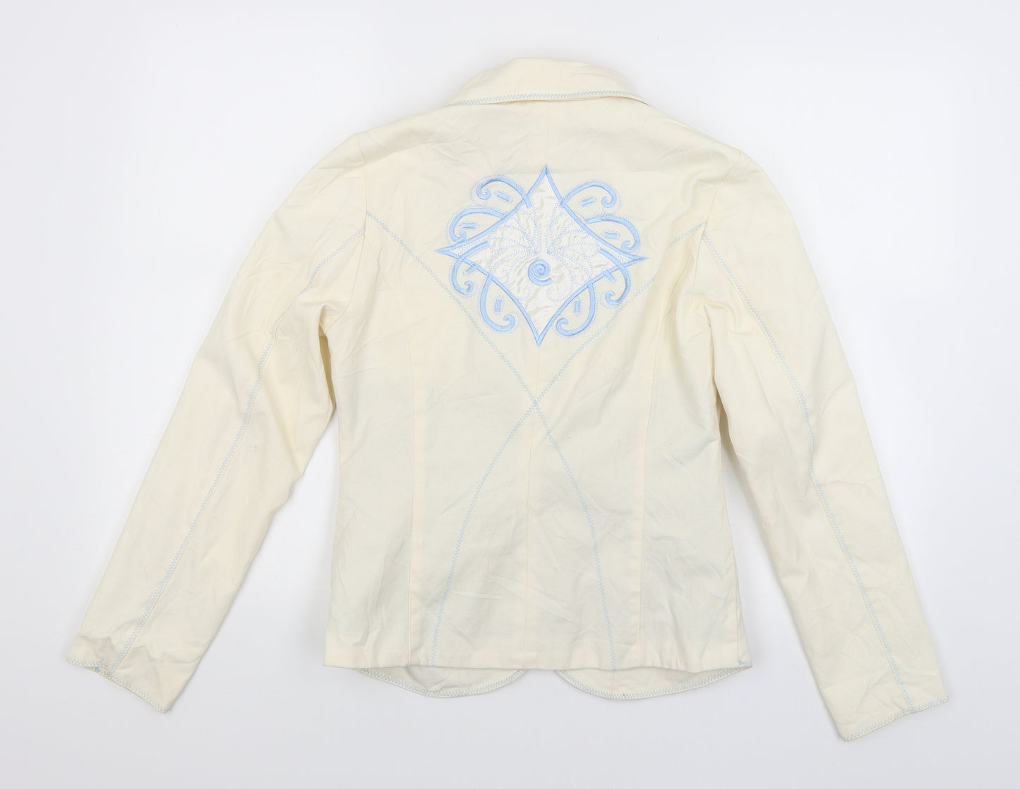 Be Young Womens Ivory   Jacket Blazer Size S