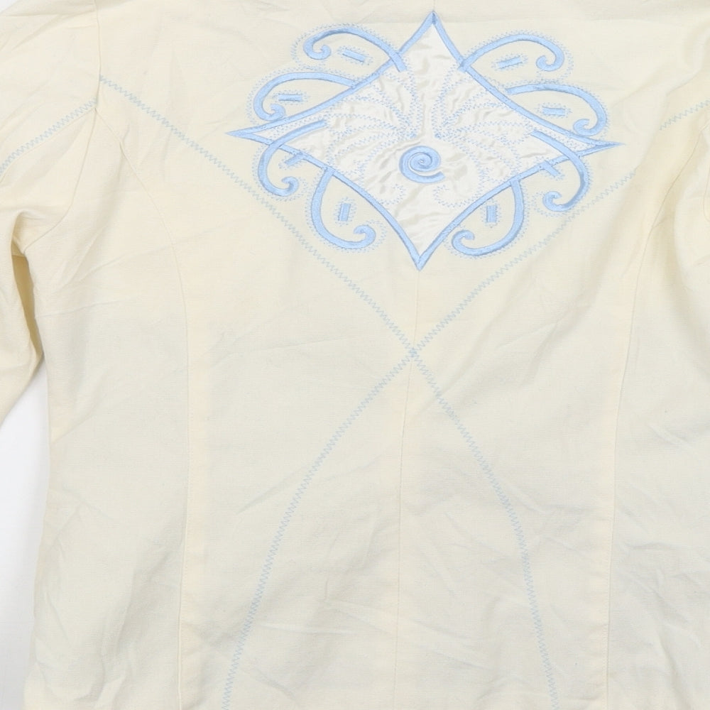 Be Young Womens Ivory   Jacket Blazer Size S