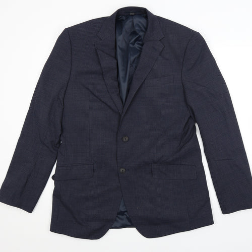 M&S Mens Blue   Jacket Blazer Size M