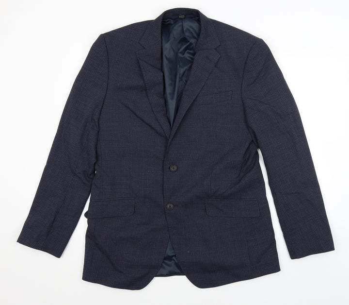 M&S Mens Blue Jacket Blazer Size M