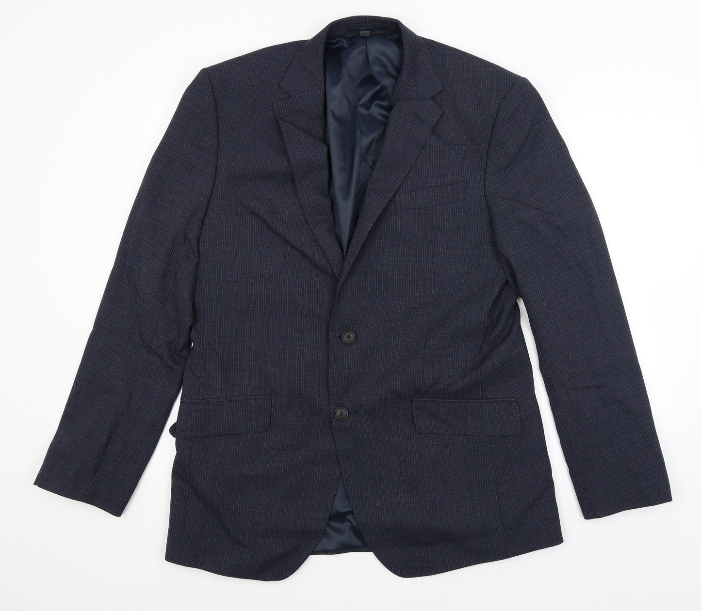 M&S Mens Blue   Jacket Blazer Size M