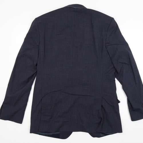 M&S Mens Blue   Jacket Blazer Size M