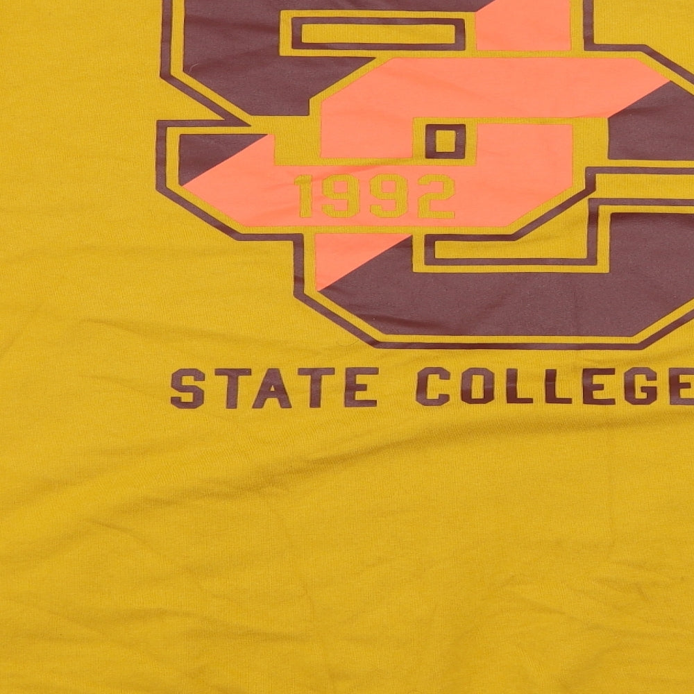 F&F Mens Yellow   Pullover Sweatshirt Size 2XL  - State College