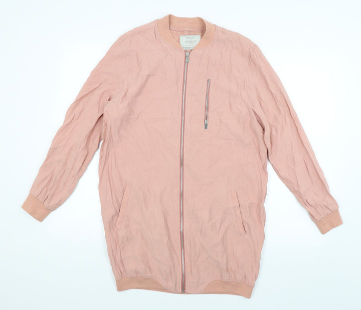 Bershka Womens Pink Jacket Size M