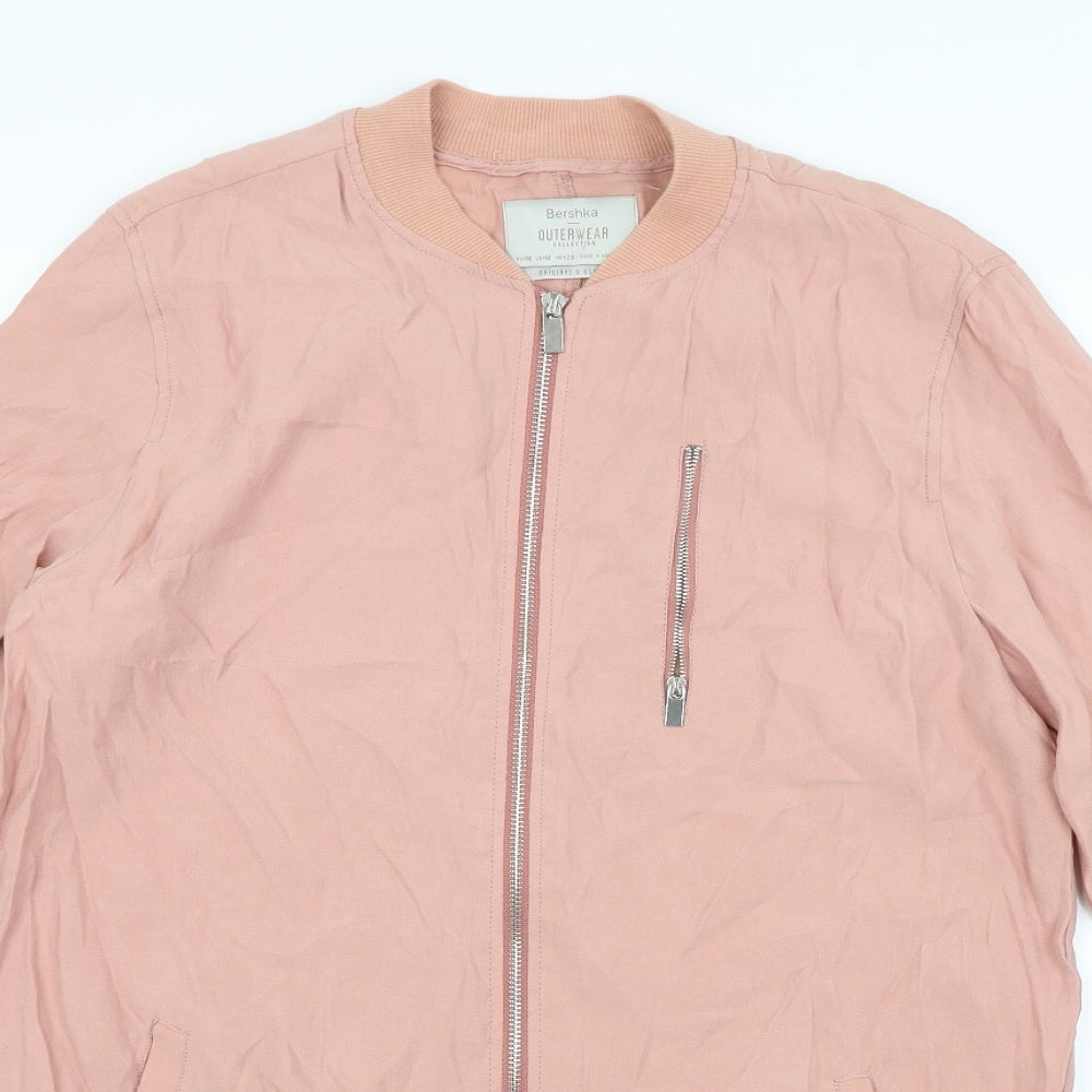 Bershka Womens Pink   Jacket  Size M