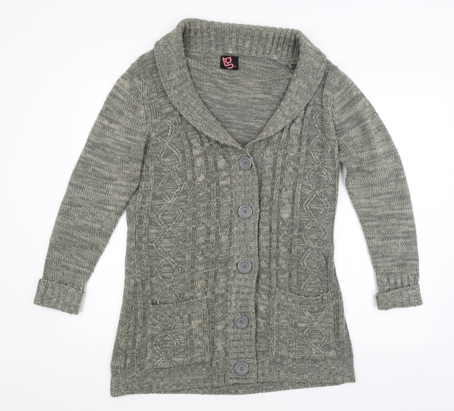 TG Womens Green   Cardigan Jumper Size 16