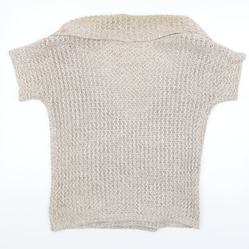 BM Womens Brown   Wrap Jumper Size S