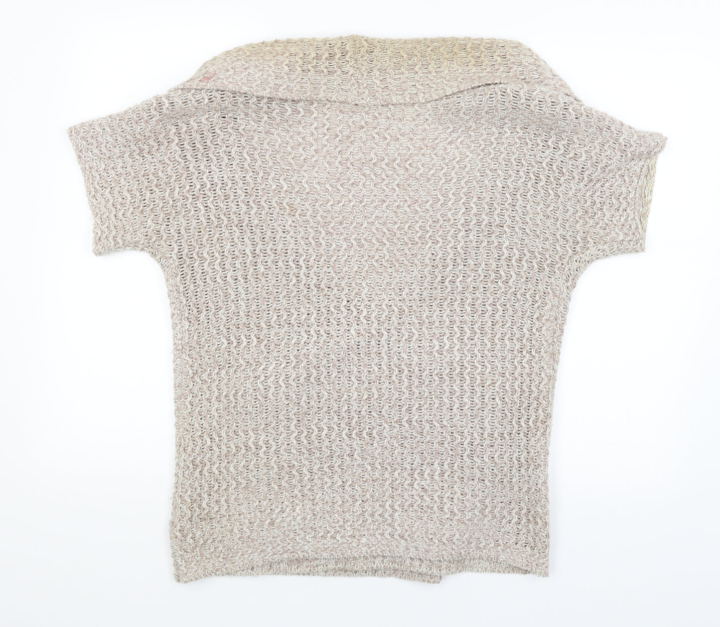 BM Womens Brown   Wrap Jumper Size S