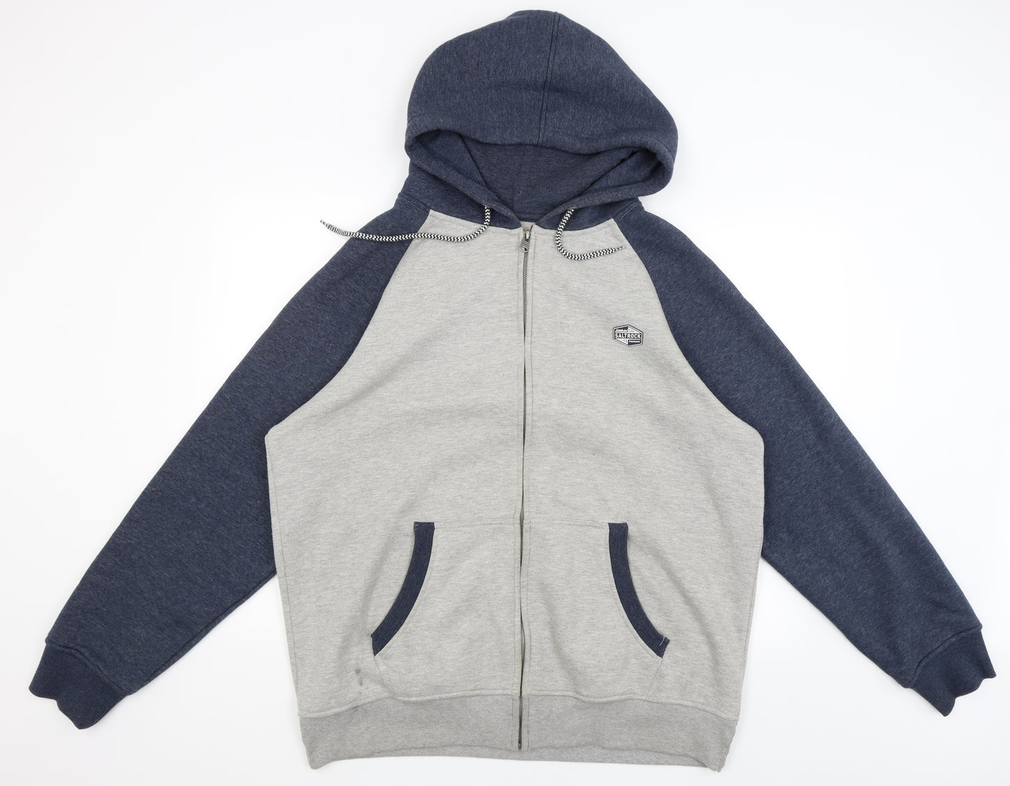 Saltrock Mens Blue   Full Zip Hoodie Size 2XL