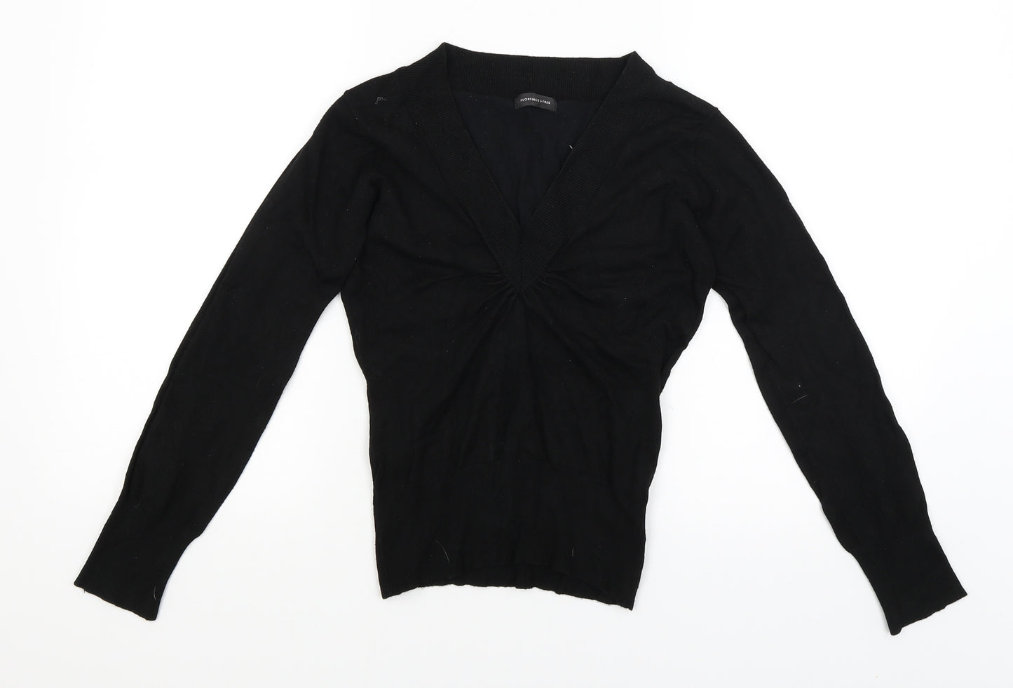 Florence and Fred Womens Black   Basic T-Shirt Size 8