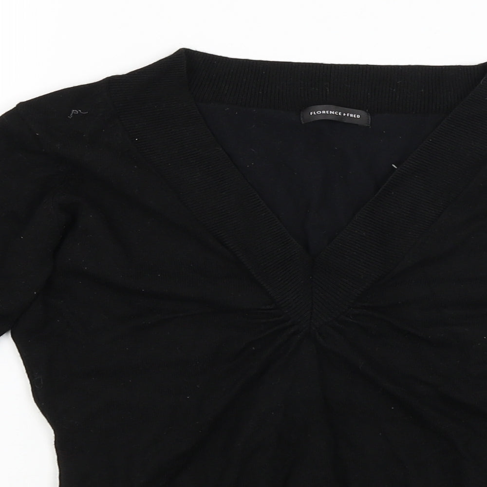 Florence and Fred Womens Black   Basic T-Shirt Size 8