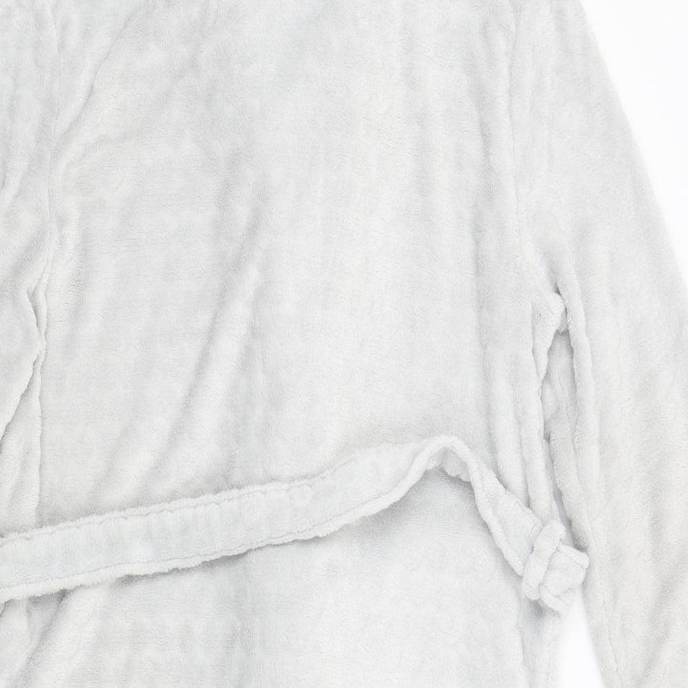 Topshop Womens Grey Solid  Kimono Robe Size M