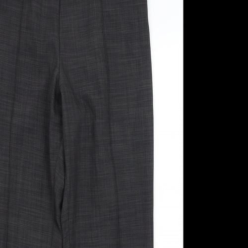 M&S Womens Grey   Dress Pants Trousers Size 14 L25.5 in