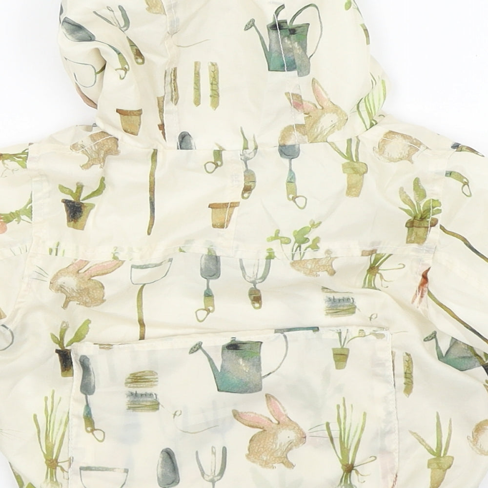 NEXT Baby Ivory   Rain Coat Coat Size 3-6 Months  - Gardening