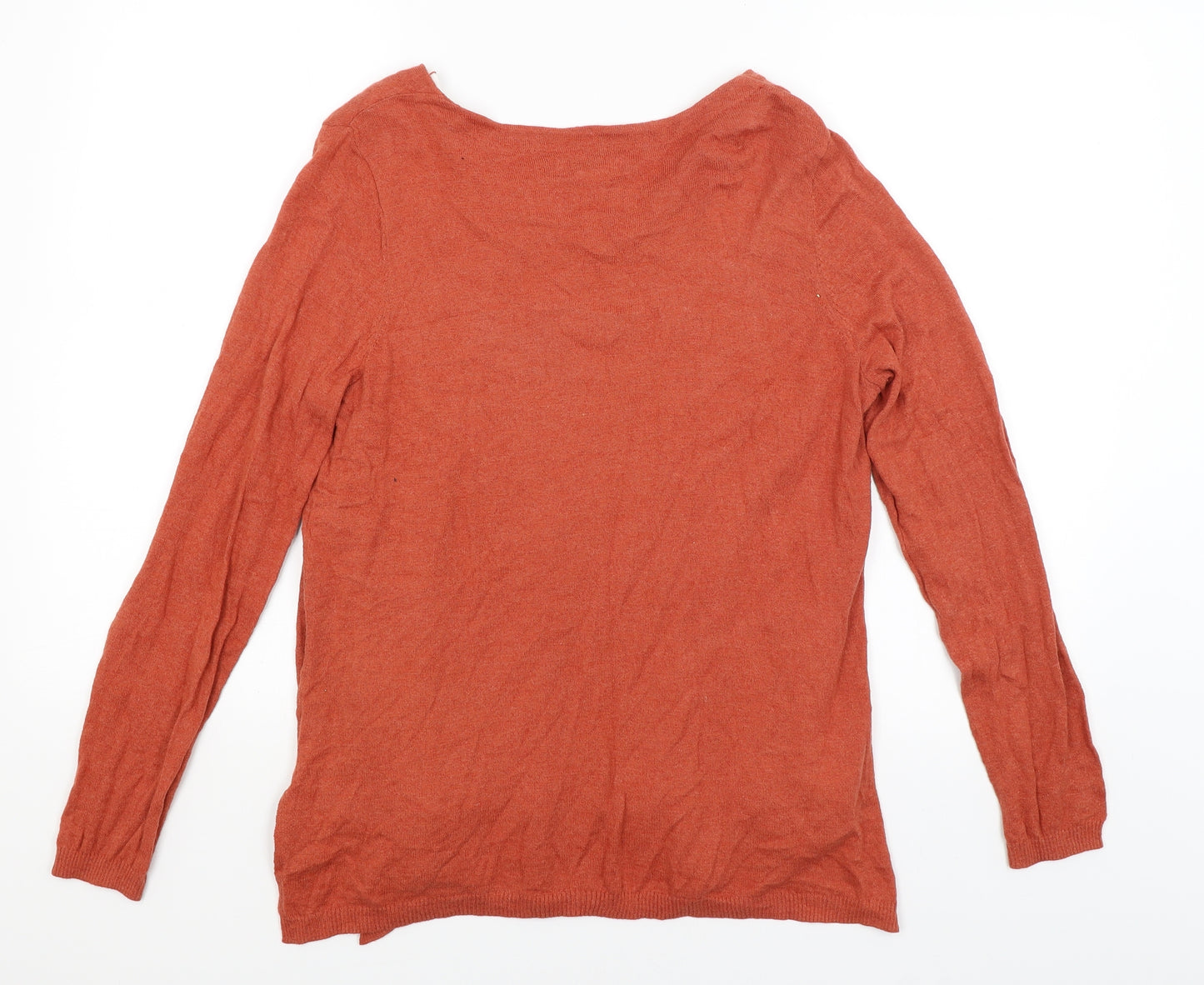 Fat Face Womens Orange   Basic T-Shirt Size 16