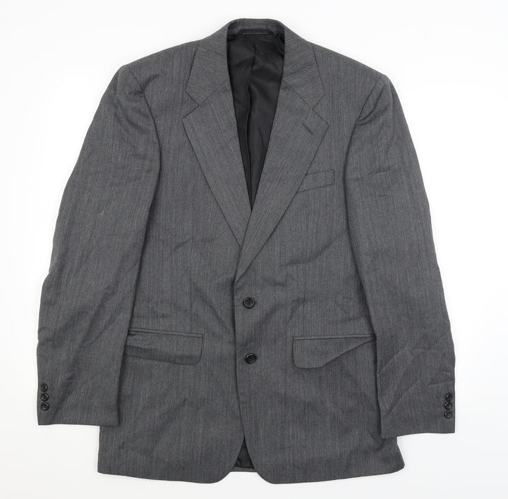 Burtons Mens Grey Jacket Blazer Size M